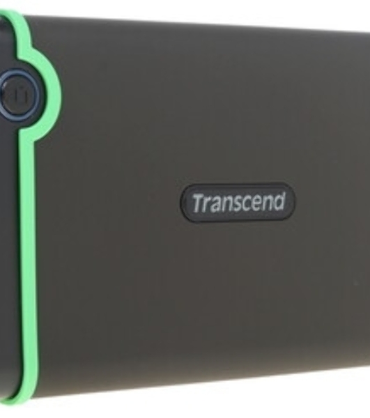 Внешний HDD 2.5' Transcend StoreJet 25M3, 2TB, USB 3.2 Gen 1 Type-A, 5400 rpm, серый
