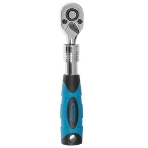Ключ телескопический Gross 14074 трещоточный 1/4', 150-200 мм, CrV, хромир., 2-х комп. рукоятка, фото5
