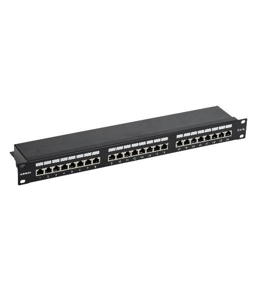 Патч-панель ITK PP24-1UC5EF-K05-G 1U кат. 5Е FTP 24 порта (Krone) GENERICA