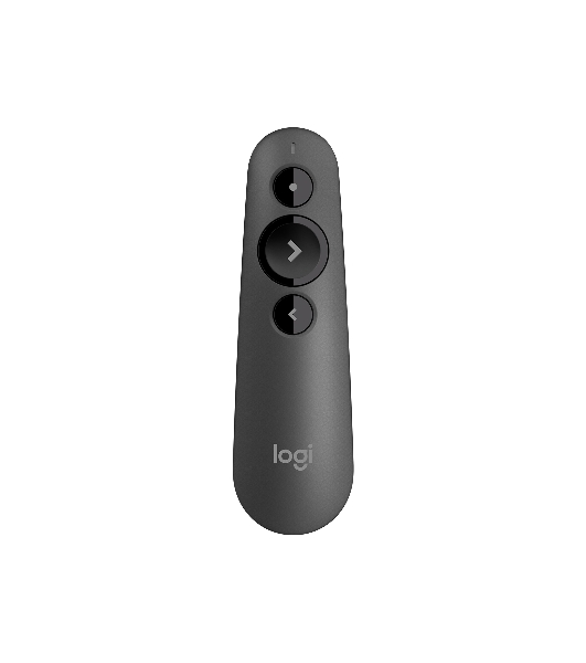 Презентер Logitech R500s Graphite черный, Bluetooth + 2.4 GHz, USB-ресивер, 3 программируемых кнопки, лазерная указка