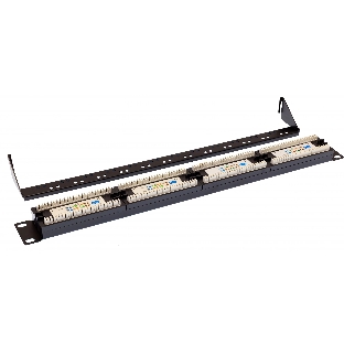 Патч-панель UTP 24хRJ-45 кат.5E 1U 19дюйм SUPRLAN 10-0403