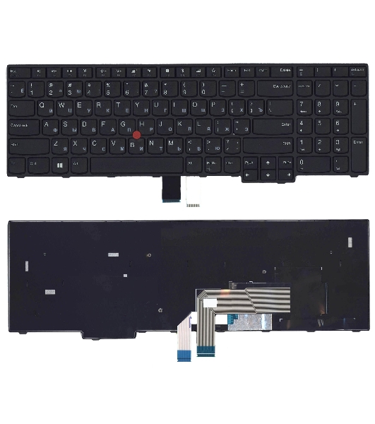 Клавиатура для ноутбука Lenovo ThinkPad E570 E575 черная