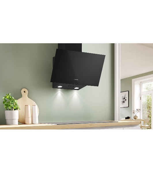 Вытяжка наклонная Bosch DWK63PJ60T чёрный, 60 см, 360 м³/ч, 54 дБ