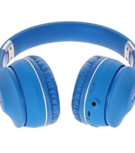 Беспроводные/проводные наушники Harper HB-413 синий, накладные, Bluetooth + проводной, до 8 ч