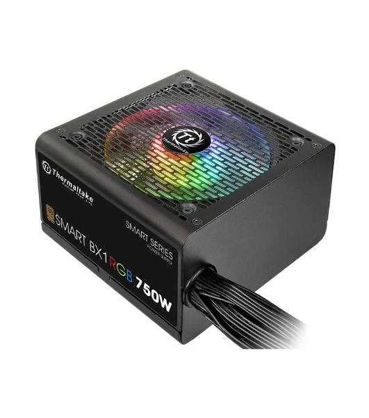 Блок питания Thermaltake Smart PS-SPR-0750NHSABE-1, 750Вт, 80 PLUS Bronze, 120мм, черный