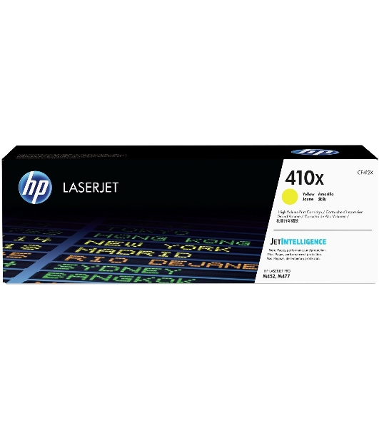 Тонер Картридж HP 410X CF412X желтый для HP LJ Pro M452/M477 (5000 стр.)