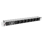 Блок розеток Rem-10 без шнура с фил. и инд., 7 Schuko, вход IEC 60320 C14, 10A, алюм., 19' (R-10-7S-FI-440-Z), фото6