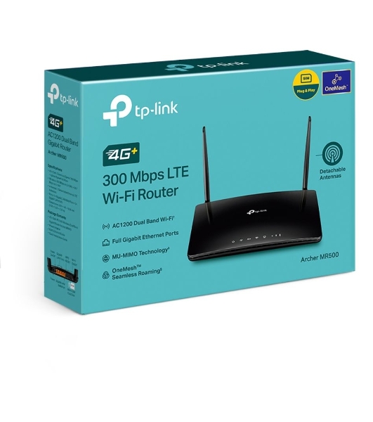 Двухдиапазонный гигабитный Wi-Fi роутер TP-Link Archer MR500 AC1200 с поддержкой 4G+ Cat6