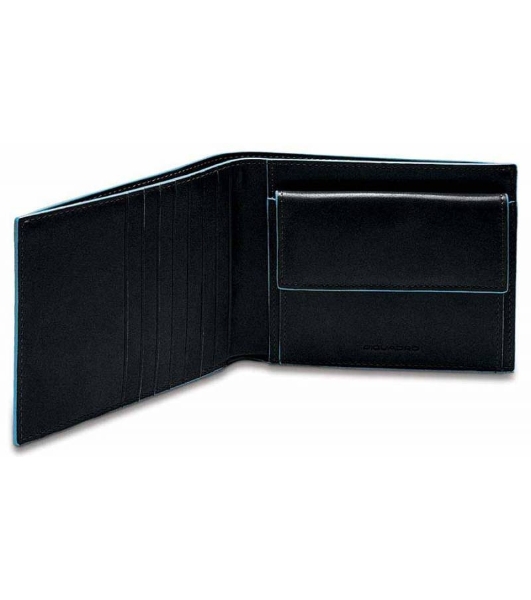 Кошелек мужской Piquadro Blue Square PU1239B2R/N черный натур.кожа