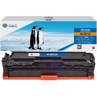 Картридж лазерный G&G GG-CF213A пурпурный (1800 стр.) для HP LJ Pro 200 color Printer M251n/nw/MFP M276n