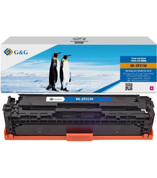 Картридж лазерный G&G GG-CF213A пурпурный (1800 стр.) для HP LJ Pro 200 color Printer M251n/nw/MFP M276n