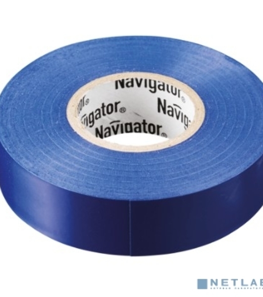 Изолента ПВХ Navigator 15 мм (рул.20м) син. NIT-B15-20/B