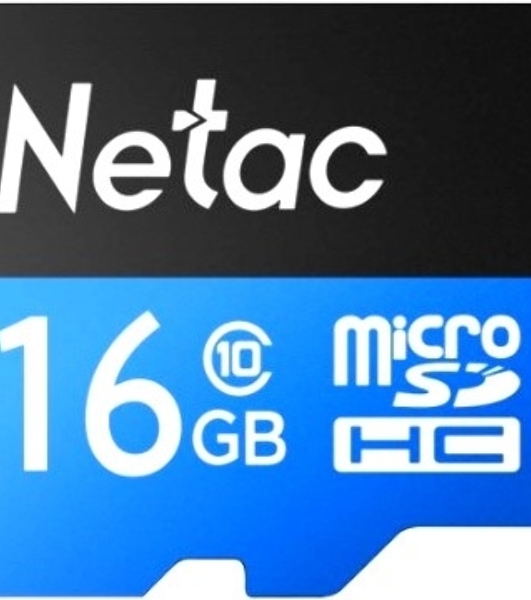 Флеш карта microSDHC 16Gb Netac P500 NT02P500STN-016G-R (с SD адаптером) 80Mb/s