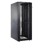 Шкаф серверный ПРОФ напольный 42U (800x1000) дверь перфор. 2 шт., черный, в сборе (ШТК-СП-42.8.10-44АА-9005), фото3