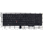 Клавиатура для ноутбука Lenovo ThinkPad E570 E575 черная, фото2