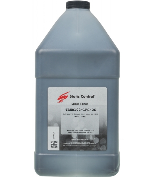 Тонер Static Control для HP LJ PM104/132, Bk, 1 кг, флакон