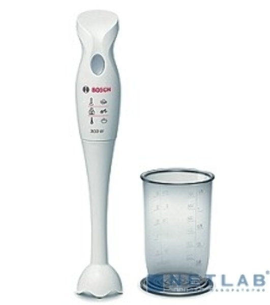 Блендер погружной Bosch MSM 6B150 белый, 300 Вт, 1 скорость, турбо