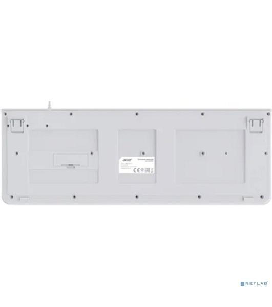 Клавиатура Acer OKW400 проводная, USB Type-A, белый