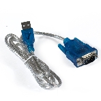 Кабель-адаптер ExeGate EX284950RUS USB 2.0-RS232 ExeGate EX-UAS-0.8 (Am/DB9M, 0,8м, крепеж разъема - винты), фото2