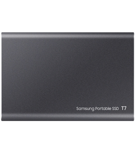 Внешний SSD Samsung T7, 2TB, USB 3.2 Gen 2 Type-C, R/W 1050/1000, титан