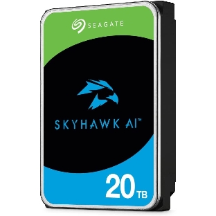 Жесткий диск Seagate SkyHawk AI ST20000VE002 20Tb, 3.5', 7200 RPM, SATA-III, 512e, 256MB, для систем видеонаблюдения