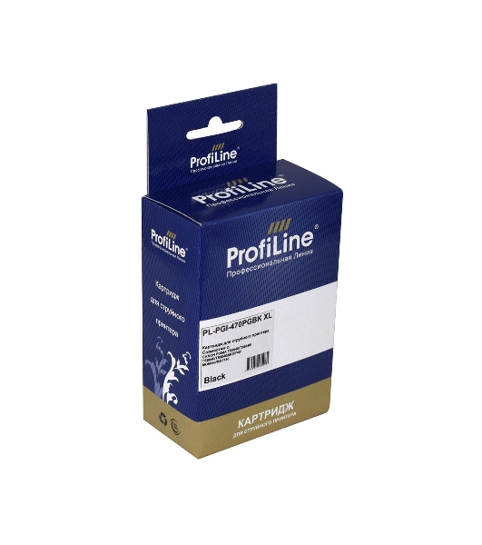 Картридж струйный ProfiLine PL-PGI-470PGbK XL для принтеров Canon PIXMA TS5040/TS6040/TS8040/TS9040/MG5740/MG6840/MG7740 с чернилами Black