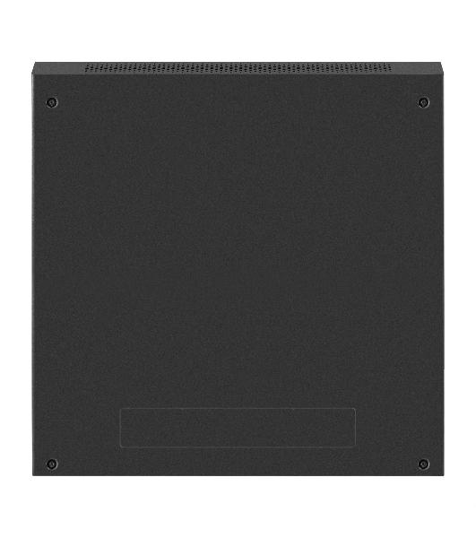 Шкаф телекоммуникационный 19' настенный 12U ExeGate EC-WM-12U.600.G.BLACK (19', 12U, 600x600x635 мм (ШхГхВ), передняя дверь закаленное стекло, съемные боковые панели, пыле- и влагозащита IP23, черный RAL 9004)