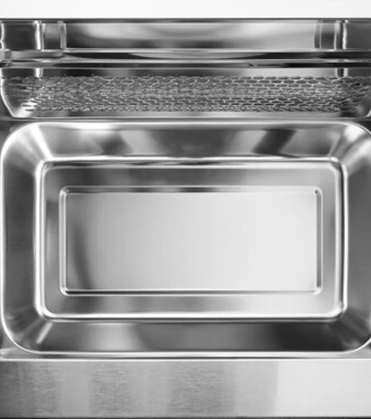 Встраиваемая микроволновая печь Kuppersberg HMW 620 B, объем 20 л, мощность 700 Вт, поворотный стол, High-Tech, 9 автоматических программ, гриль, сенсорное управление, черный