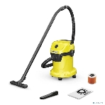 Строительный пылесос Karcher WD 3 V-17/4/20 1000Вт (уборка: сухая/влажная) желтый, фото4