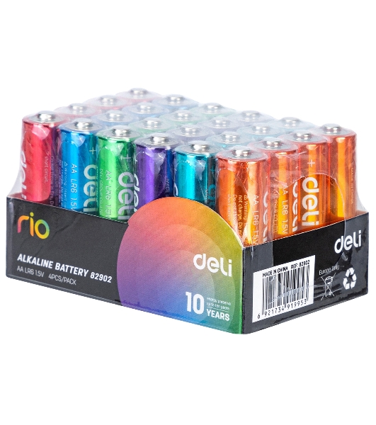 Батарея Deli Rio AA (4шт) спайка