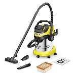 Строительный пылесос Karcher WD 5 P S V-25/5/22 1100Вт (уборка: сухая/сбор воды) желтый, фото 1