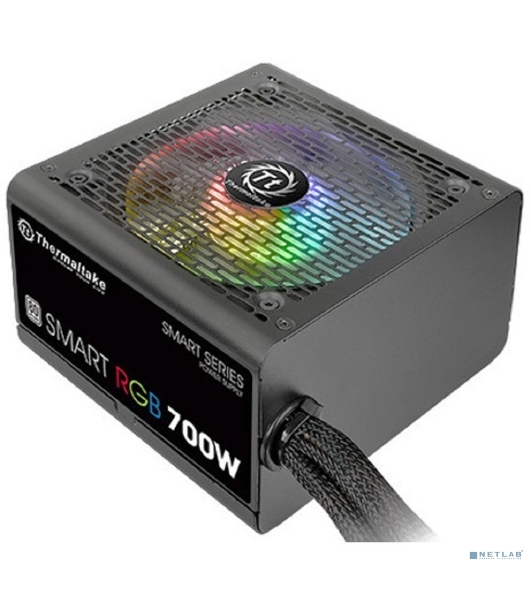 Блок питания Thermaltake Smart RGb (PS-SPR-0700NHSAWE-1), 700Вт, 80 PLUS, 120мм, черный