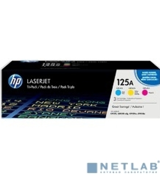 Картридж лазерный комплект HP CF373AM голубой/пурпурный/желтый для CLJ CP1215/1515 3 х 1400 стр.