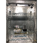 Шкаф уличный всепогодный укомплектованный настенный ЦМО ШТВ-НН, IP54, 12U, корпус: сталь нержавеющая, 600х600х500 мм (ВхШхГ), серый, фото 1