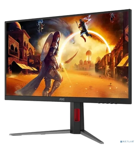 Монитор 27' AOC Q27G4S IPS 2560x1440, 300 Гц, 1 мс, 16:9, 350 кд/м², DP 1.4, 2xHDMI 2.1, DisplayHDR 400, FreeSync, черный