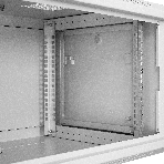 Шкаф телекоммуникационный 19' настенный 6U ExeGate EC-WM-6U.450.G.GREY (19', 6U, 600x450x370 мм (ШхГхВ), передняя дверь закаленное стекло, съемные боковые панели, пыле- и влагозащита IP23, светло-серый RAL 7035), фото5