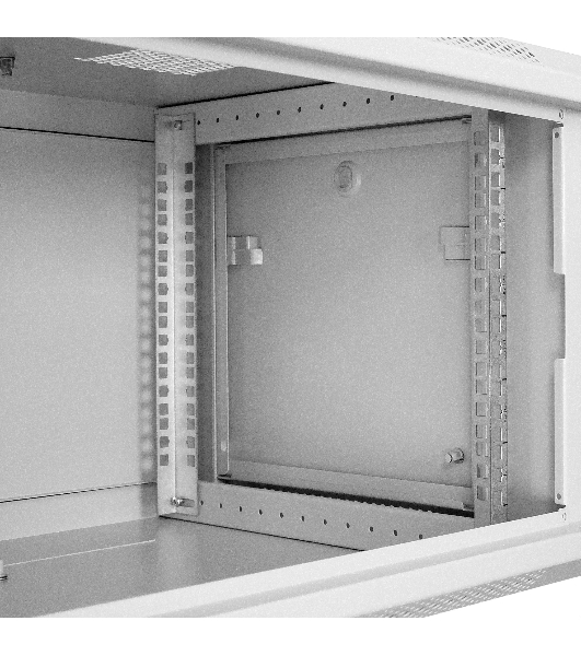 Шкаф телекоммуникационный 19' настенный 6U ExeGate EC-WM-6U.450.G.GREY (19', 6U, 600x450x370 мм (ШхГхВ), передняя дверь закаленное стекло, съемные боковые панели, пыле- и влагозащита IP23, светло-серый RAL 7035)