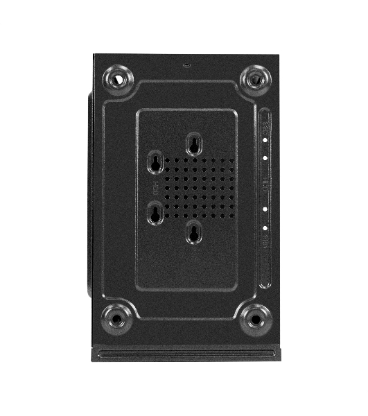 Компьютерный корпус Minitower ExeGate BAA-403-UNS400 (mATX, БП UNS400 с вент. 12см, 2*USB, HD Audio, черный)