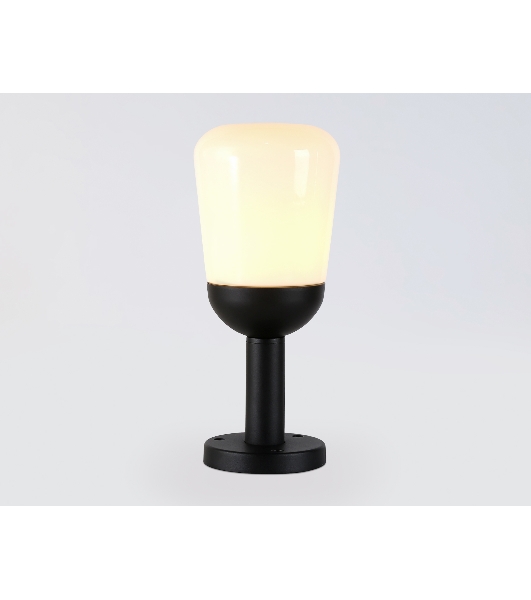 Светильник Ambrella light ST2087 BK/FR черный/белый матовый IP54 E27 max 40W D150*350