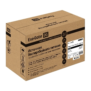 Комплект Источник бесперебойного питания EX295986RUS + батарея 45Aч EX285666RUS 1шт (инвертор, синус, для котла) ExeGate SineTower SZ-600.LCD.AVR.1SH <600VA/360W, чистый синусоида, LCD дисплей, AVR, 1*Schuko, линейно-интерактивный, Black> + батарея ExeGate HRL 12-45 (12В, 45Ач) 1шт