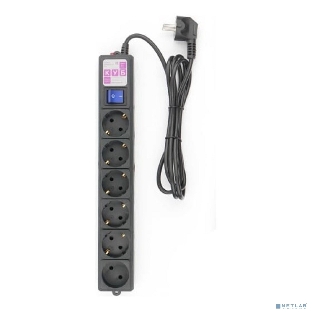 Фильтр-удлинитель PowerCube 1,9 м 6 р 16А SPG6-B1,9M (21887), черный
