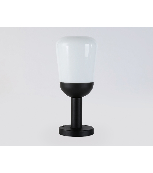 Светильник Ambrella light ST2087 BK/FR черный/белый матовый IP54 E27 max 40W D150*350
