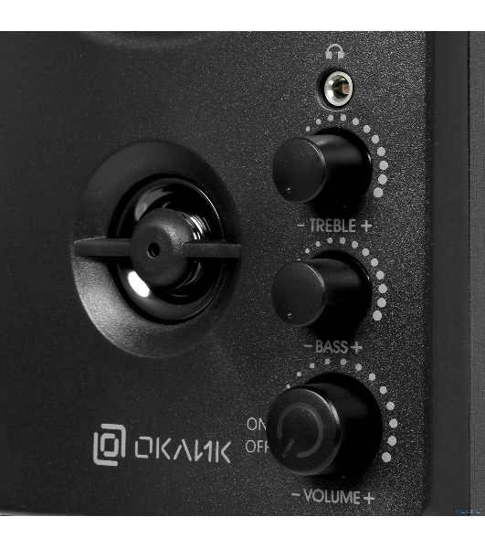 Акустическая система Oklick OK-164 2.0 черный 30Вт