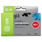 Картридж струйный Cactus CS-CLI451C голубой (10,2 мл) для Canon MG 6340/5440/IP7240, фото3