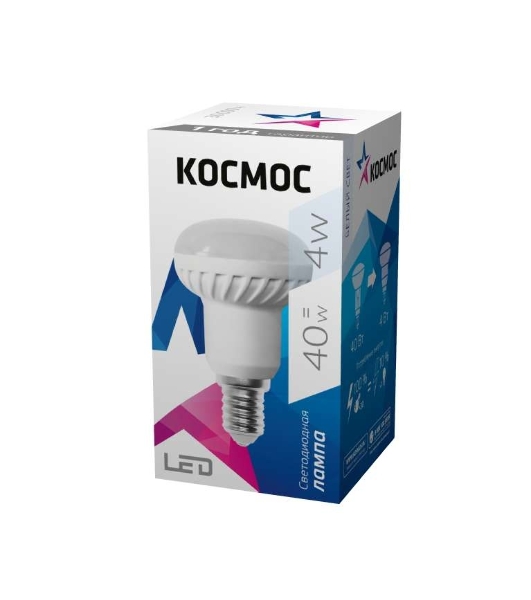 Лампа светодиодная Космос LED R39 4Вт 220В E14 4500К