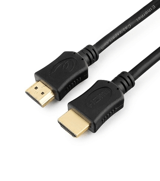 Кабель Cablexpert HDMI CC-HDMI4L-6, 19M/19M, v2.0, серия Light, позол.разъемы, экран, 1.8м, черный, пакет