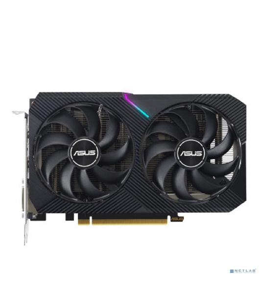 Видеокарта Asus NVIDIA GeForce RTX 3050 8192Mb DUAL-RTX 3050-O8G-V2 PCI-E 4.0 128 GDDR6 1822/14000 DVIx1 HDMIx1 DPx1 Ret