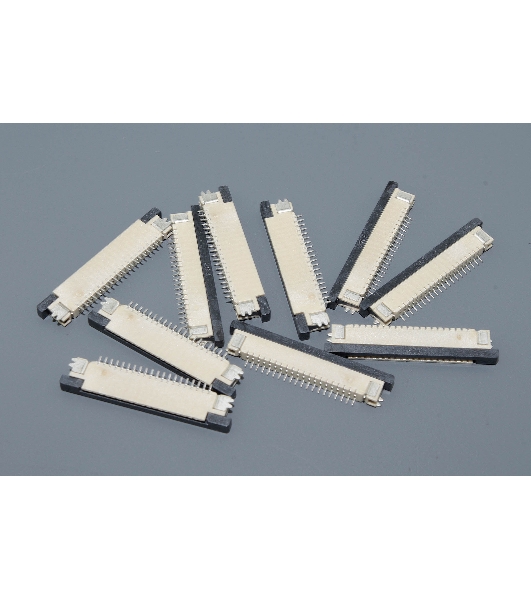 Разъем FPC Half Coverage Bottom Contact 0.8K-BX-20PWB 20 pin высота 2мм шаг 0,8мм 10 шт