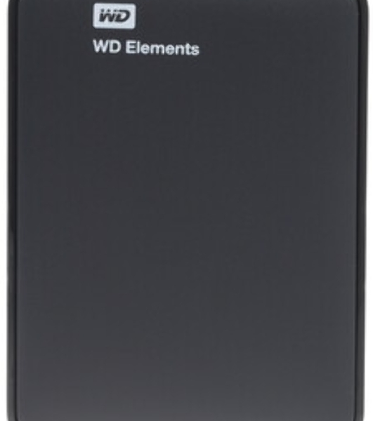 Внешний HDD 2.5' Western Digital Elements Portable, 4TB, USB 3.2 Gen 1 Type-A, 5400 rpm, черный