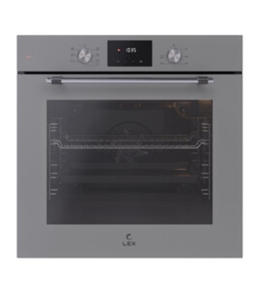 Духовой шкаф электрический LEX EDP 671 GR MAX, встраиваемый, серый
